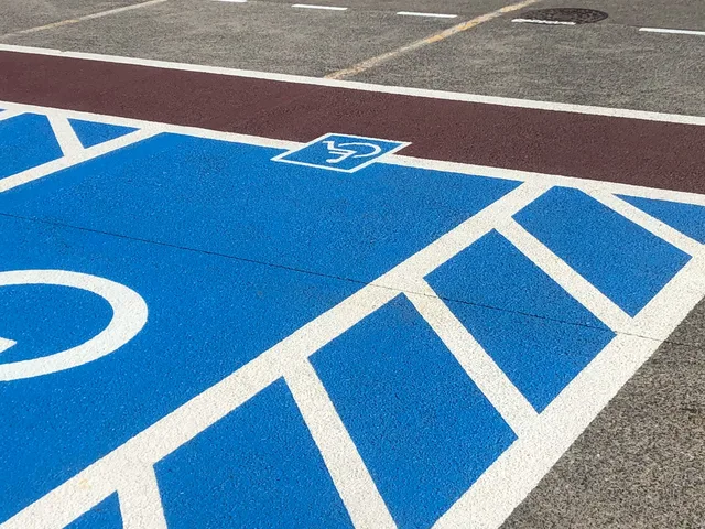 ADA Access Aisle Striping
