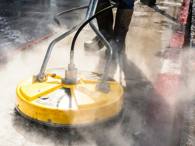 Pre-Striping Surface Cleaning